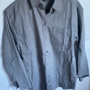 Eddie Bauer Gray Boyfriend Fit Shirt